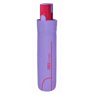PERLETTI 26466 Automatic Windproof Folding Rain Umbrella Purple Accessories