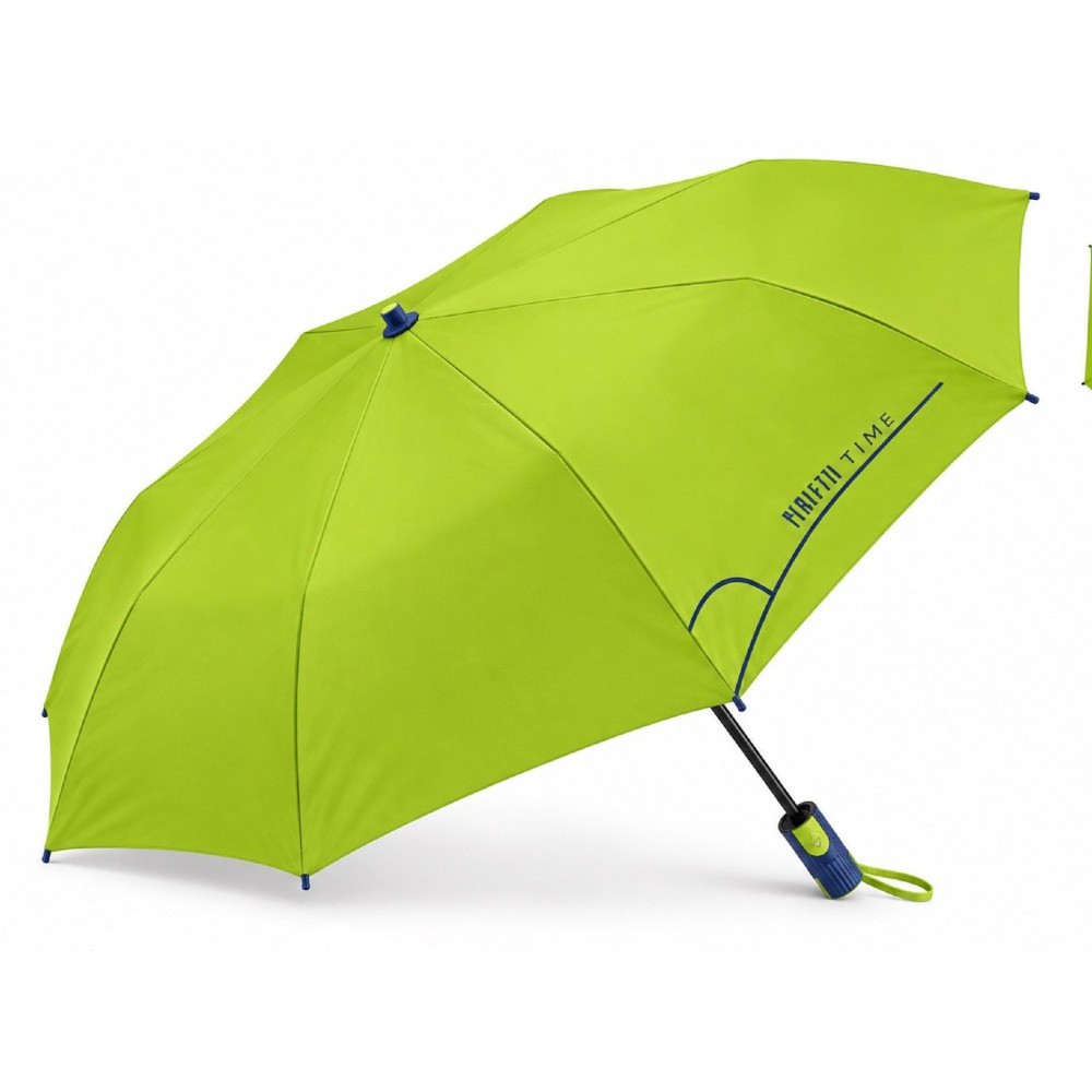 PERLETTI 26466 Automatic Windproof Folding Rain Umbrella Green Accessories