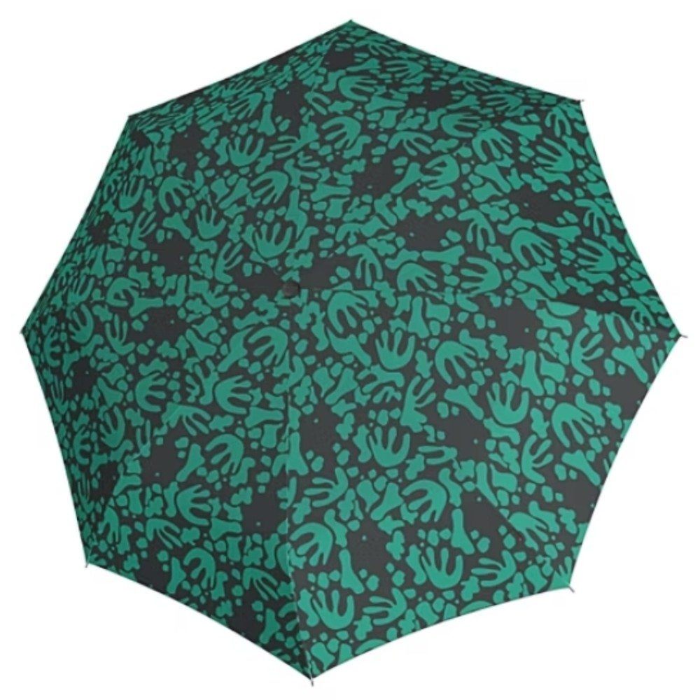 Knirps A.200 Αυτόματη Αντιανεμική Ομπρέλα Βροχής Σπαστή 72018614 Organic Neptune Πράσινη Αξεσουάρ