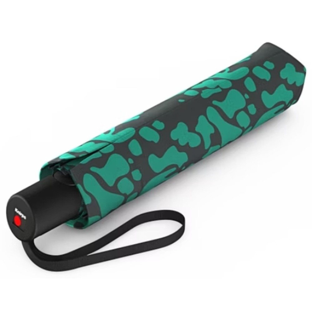 Knirps A.200 Αυτόματη Αντιανεμική Ομπρέλα Βροχής Σπαστή 72018614 Organic Neptune Πράσινη Αξεσουάρ