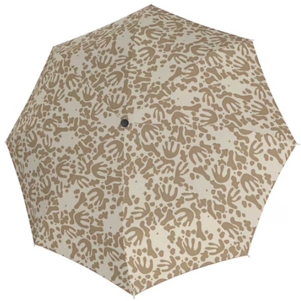 Knirps A.200 Αυτόματη Αντιανεμική Ομπρέλα Βροχής Σπαστή 72018615 Organic Moon Μπεζ Accessories