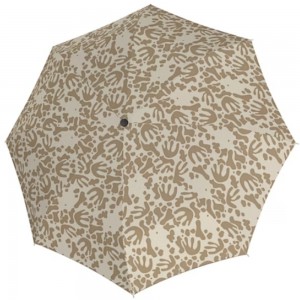 Knirps A.200 Αυτόματη Αντιανεμική Ομπρέλα Βροχής Σπαστή 72018615 Organic Moon Μπεζ Accessories