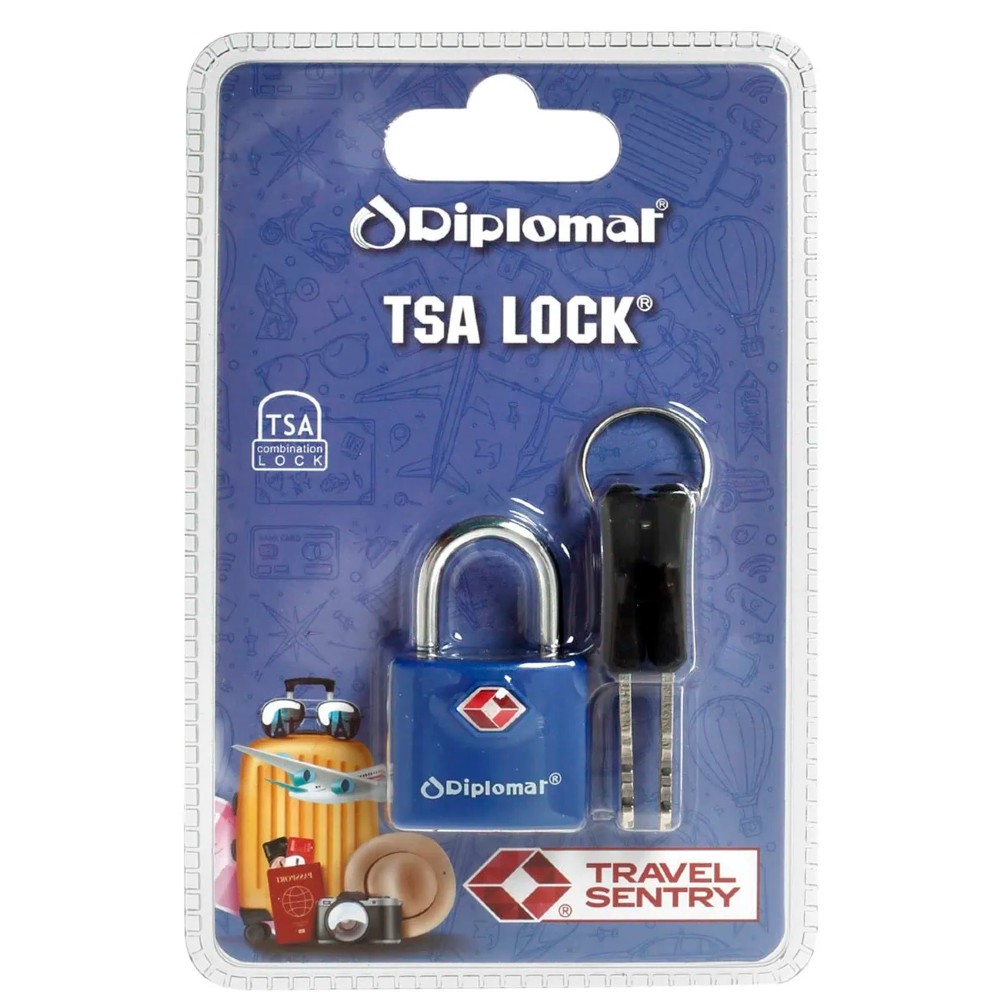Diplomat ACLOCK4 TSA Lock Blue Travel Items