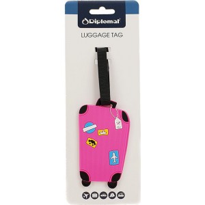 Diplomat ACNT2 Ετικέτα Βαλίτσας Ροζ Είδη ταξιδιού