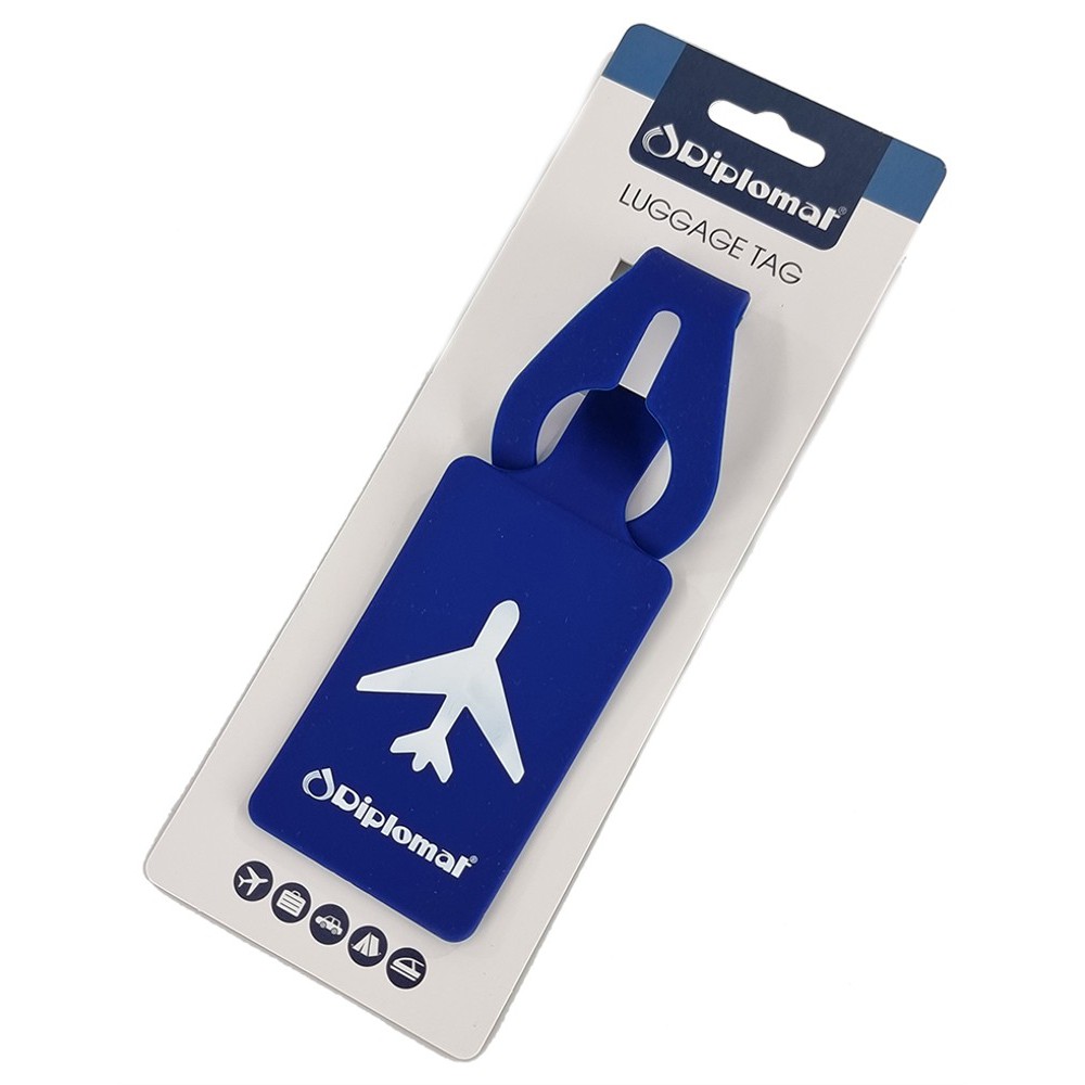 Diplomat ACNT3 Ετικέτα Βαλίτσας Μπλε Είδη ταξιδιού
