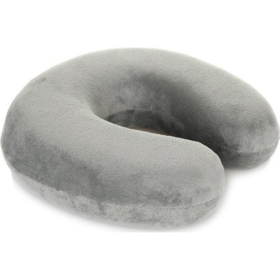 Diplomat ACPIL1 Μαξιλαράκι Ταξιδίου Memory Foam Γκρι