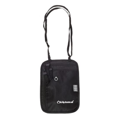 Diplomat ACSEC2 Ταξιδιωτικό Τσαντάκι Ώμου / Χιαστί  Μαύρο