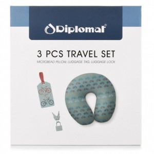 Diplomat Ταξιδιωτικό σετ 3τμνχ ACSET1 Πράσινο