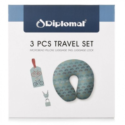 Diplomat Ταξιδιωτικό σετ 3τμνχ ACSET1 Πράσινο