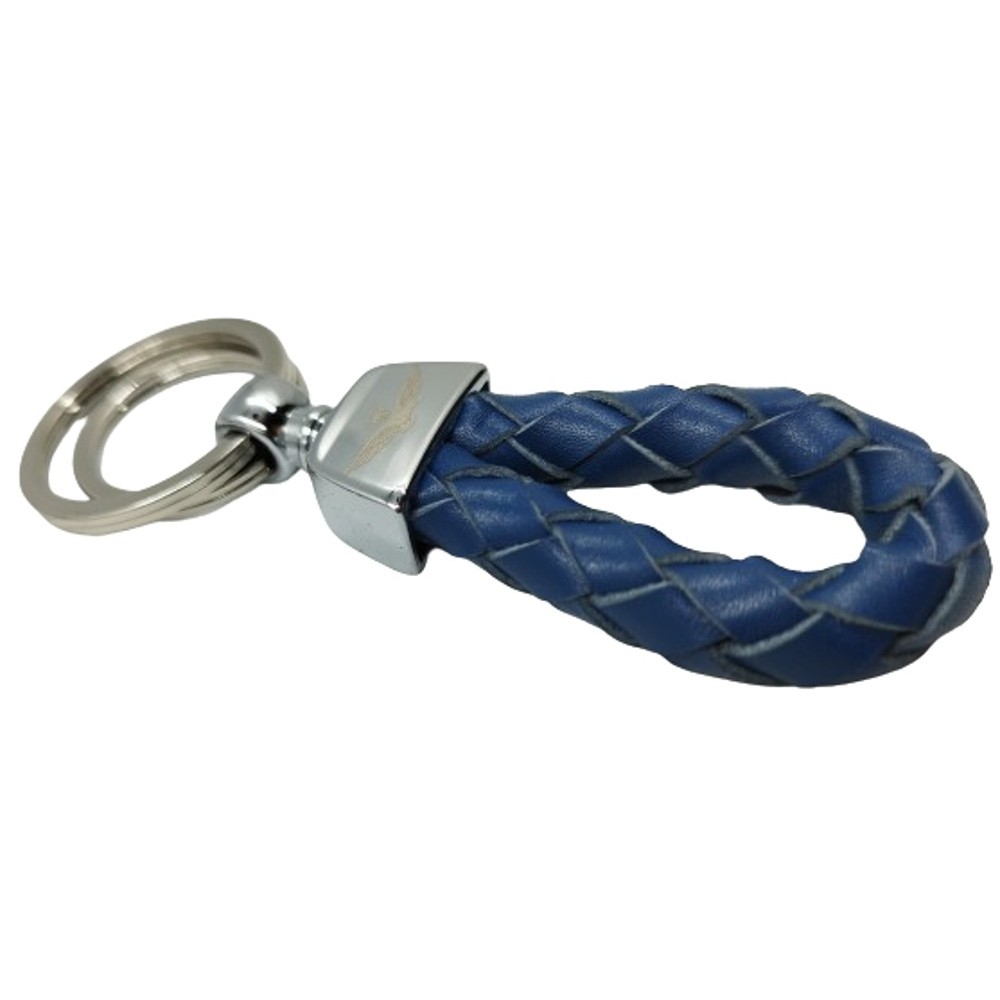 AERONAUTICA MILITARE Δερμάτινο μπρελόκ AM-165 Μπλε