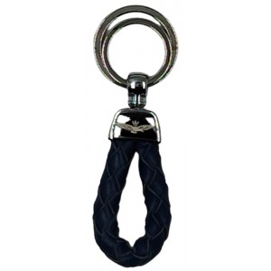 AERONAUTICA MILITARE Δερμάτινο μπρελόκ AM-165 Μπλε