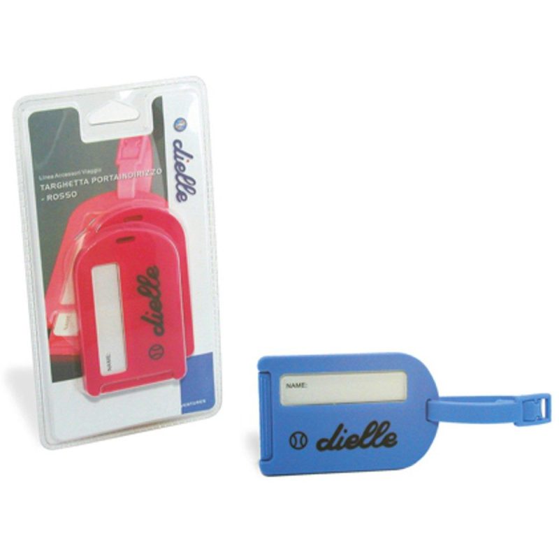 Dielle set ταμπελάκια αποσκευών AV-01 Γαλάζιο Dielle