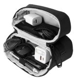 TROIKA BBL72/BK Cable organizer Θήκη για Ηλεκτρονικά Αξεσουάρ Μαύρη 3