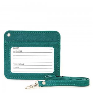 Legami Milano BH0029 Badge HolderTag Ετικέτα Προσωπικών Στοιχείων Πετρόλ