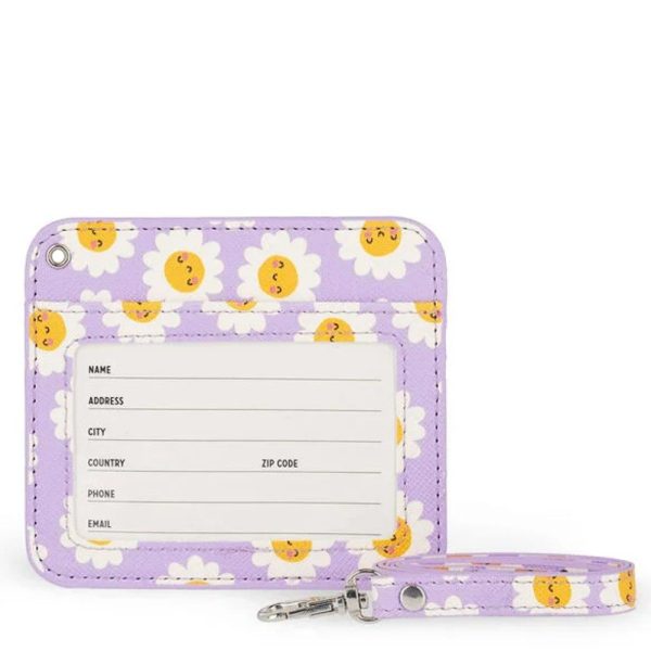 Legami Milano BH0032 Badge HolderTag Ετικέτα Προσωπικών Στοιχείων DAISY Λιλά