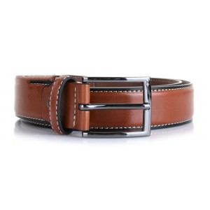 Beverly Hills Polo Club BH-8501 Men's Leather Belt Tan Accessories