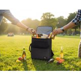TROIKA BNS14/BK NIGHT SPARK COOLER BACKPACK Ισοθερμική Τσάντα Πλάτης Μαύρη 4