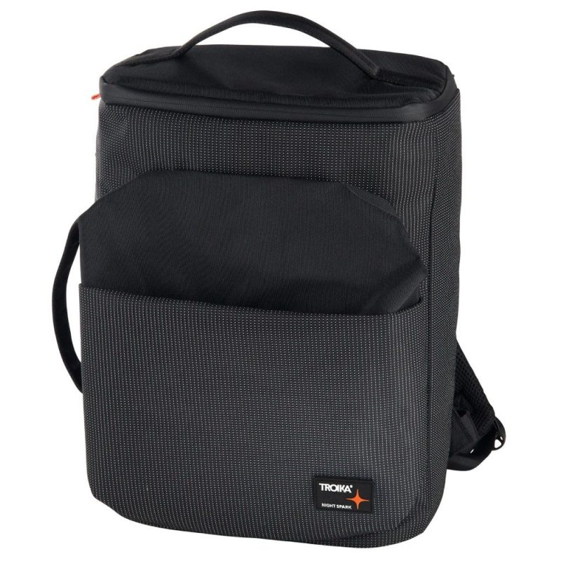 TROIKA BNS14/BK NIGHT SPARK COOLER BACKPACK Ισοθερμική Τσάντα Πλάτης Μαύρη TROIKA