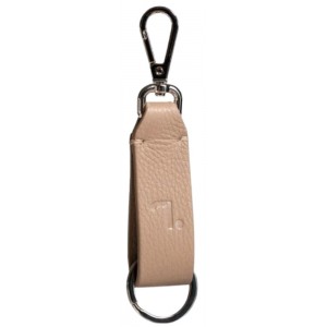 7.Dots Leather Keychain BOLOGNA-00-009 Beige Accessories