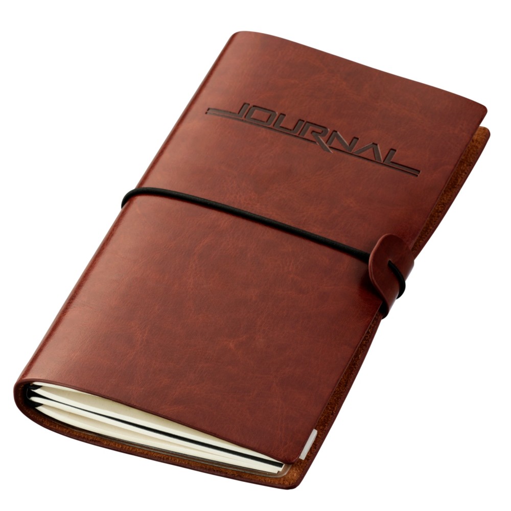 TROIKA BTJ25/BR Travel Journal Σημειωματάριο Καφέ Αξεσουάρ