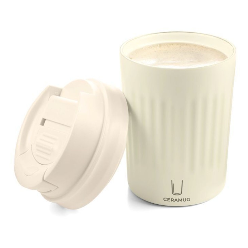 TROIKA CUP31/WH Thermos mug CERAMUG 300 White thermos cup Accessories