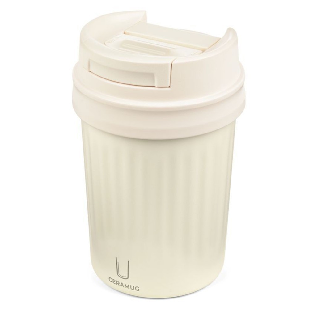 TROIKA CUP31/WH Thermos mug CERAMUG 300 White thermos cup Accessories