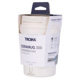 TROIKA CUP31/WH Thermos mug CERAMUG 300 Κούπα θερμός Λευκή 2