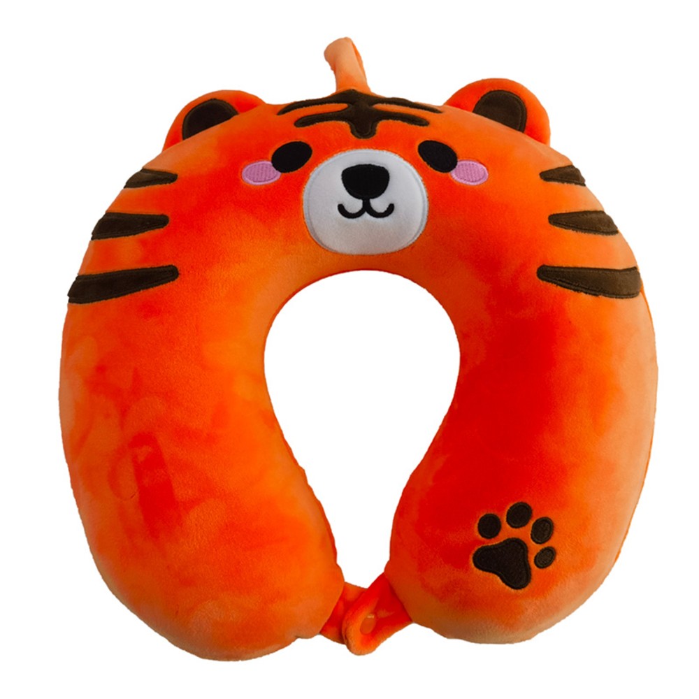 Puckator CUSH364 Μαξιλαράκι Ταξιδίου Alfie the Tiger Πορτοκαλί Travel Items