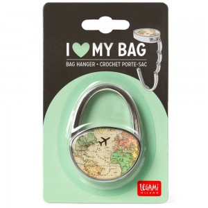 Legami Milano HANG0001 Κρεμάστρα Τσάντας Map 1Θέσης Αξεσουάρ