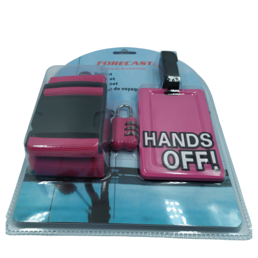 Αξεσουάρ Βαλίτσας FORECAST 11186 Set φούξια Αξεσουάρ
