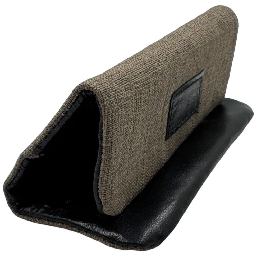 3Cats K4-1 Handmade Leather Tobacco Pouches with Canvas Black Accessories