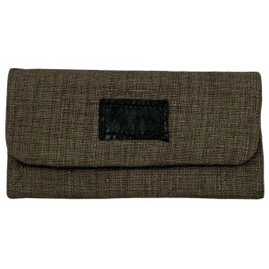 3Cats K4-1 Handmade Leather Tobacco Pouches with Canvas Black Accessories