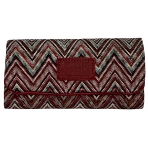 3Cats K4-1 Handmade Leather Tobacco Pouches with Canvas Red Accessories