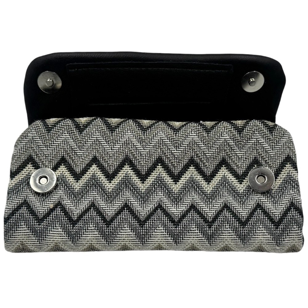 3Cats K4-2 Handmade Leather Tobacco Pouches with Canvas Black Accessories