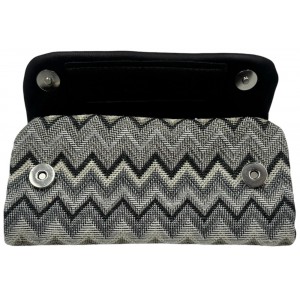 3Cats K4-2 Handmade Leather Tobacco Pouches with Canvas Black Accessories