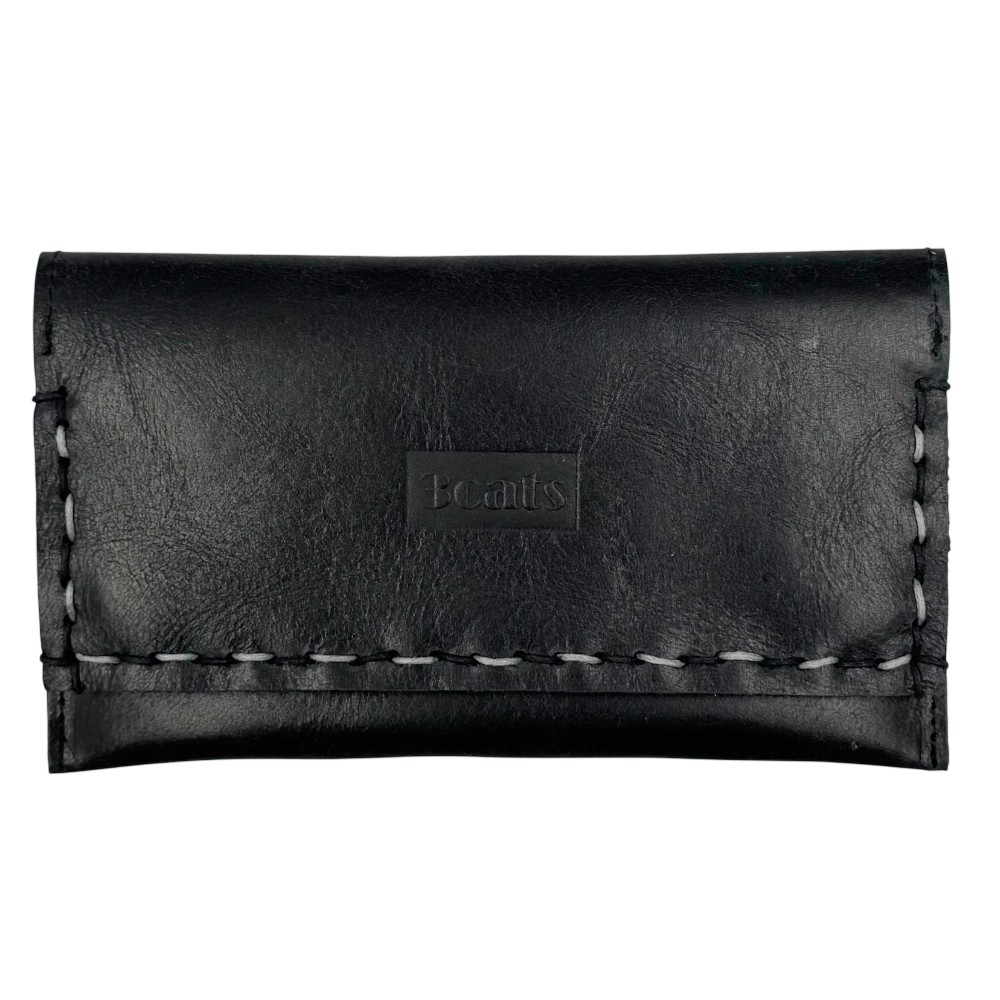 3Cats K5 Handmade Leather Tobacco Pouch Black Accessories