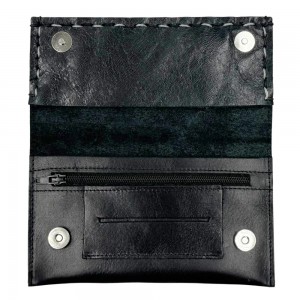 3Cats K5 Handmade Leather Tobacco Pouch Black Accessories