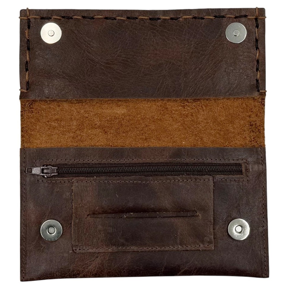 3Cats K5 Handmade Leather Tobacco Pouch Brown Accessories