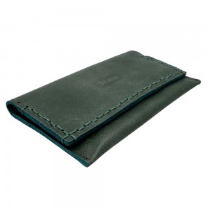 3Cats K5 Handmade Leather Tobacco Pouch Green Accessories