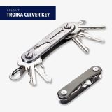 TROIKA KCL82/CB Πολυεργαλείο Clever Key Organiser Ασημί 6