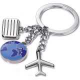 TROIKA KR10-45/CH Keyring Μπρελόκ WELTENBUMMLER Travel charms 1