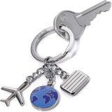 TROIKA KR10-45/CH Keyring Μπρελόκ WELTENBUMMLER Travel charms 3