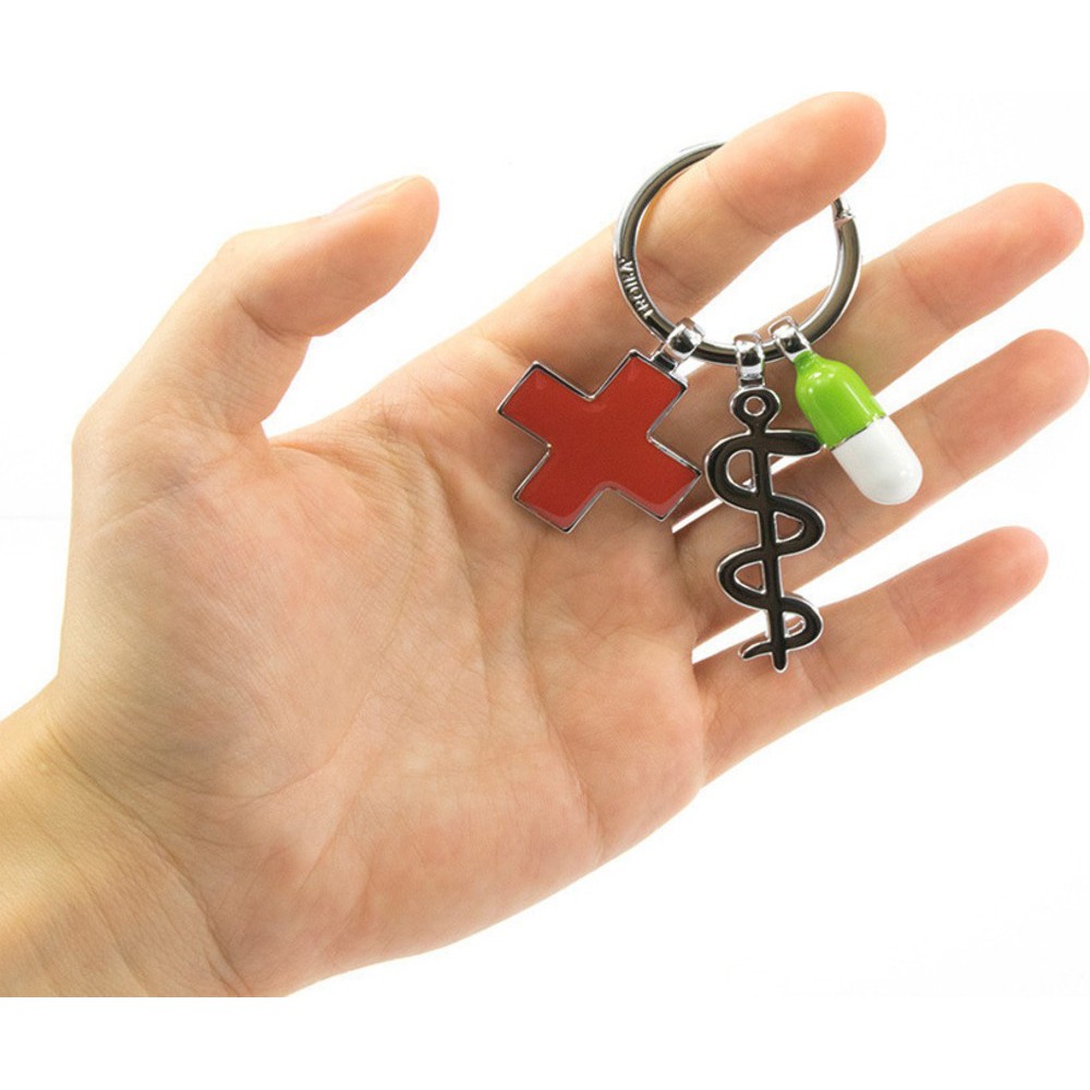 TROIKA KR14-08/CH Keyring Μπρελόκ GET WELL charms Αξεσουάρ