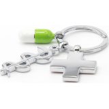 TROIKA KR14-08/CH Keyring Μπρελόκ GET WELL charms 3