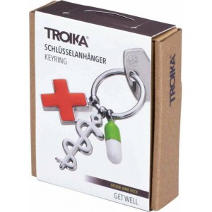 TROIKA KR14-08/CH Keyring Μπρελόκ GET WELL charms Αξεσουάρ