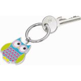 TROIKA KR14-13/BL Keyring ROSY Μπρελόκ Κουκουβάγια Μπλε 3