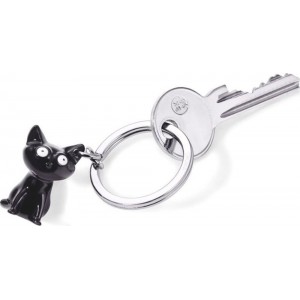 TROIKA KR16-22/BK Keyring FELIX Μπρελόκ μαύρη γάτα Αξεσουάρ