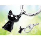 TROIKA KR16-22/BK Keyring FELIX Μπρελόκ μαύρη γάτα 3