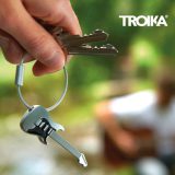 TROIKA KR17-38/MA Keyring Μπρελόκ Ηλεκτρική Κιθάρα 4