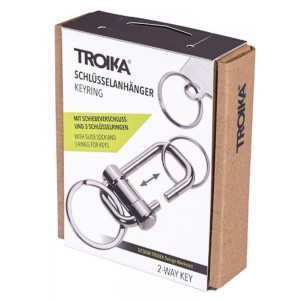 TROIKA KR22-09/GM Keyring 2-WAY KEY Μπρελόκ Accessories